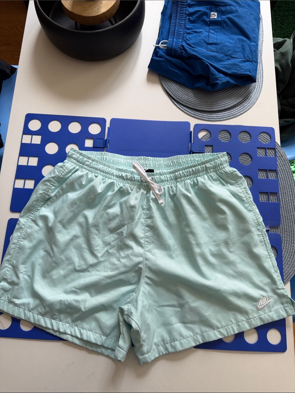 Nike men’s Mint Green Athletic Shorts